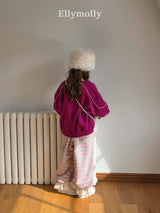 ［ELLY MOLLY］Gray heart jogger pants