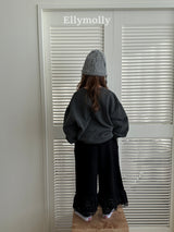 ［ELLY MOLLY］Creamy lace pants