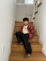 ［ELLY MOLLY］Rivet curve denim pants