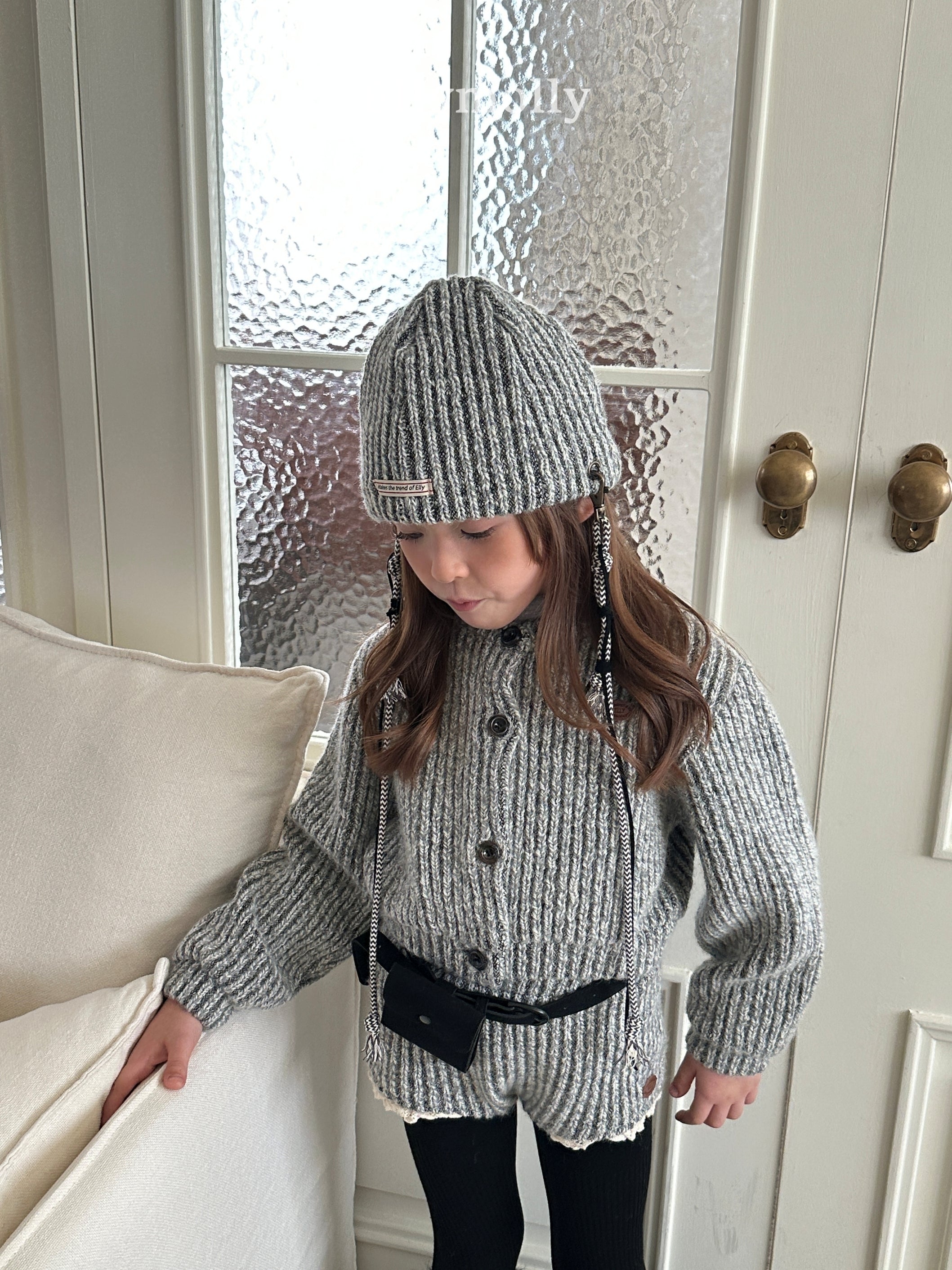 ［ELLY MOLLY］Muffin wool knit pants