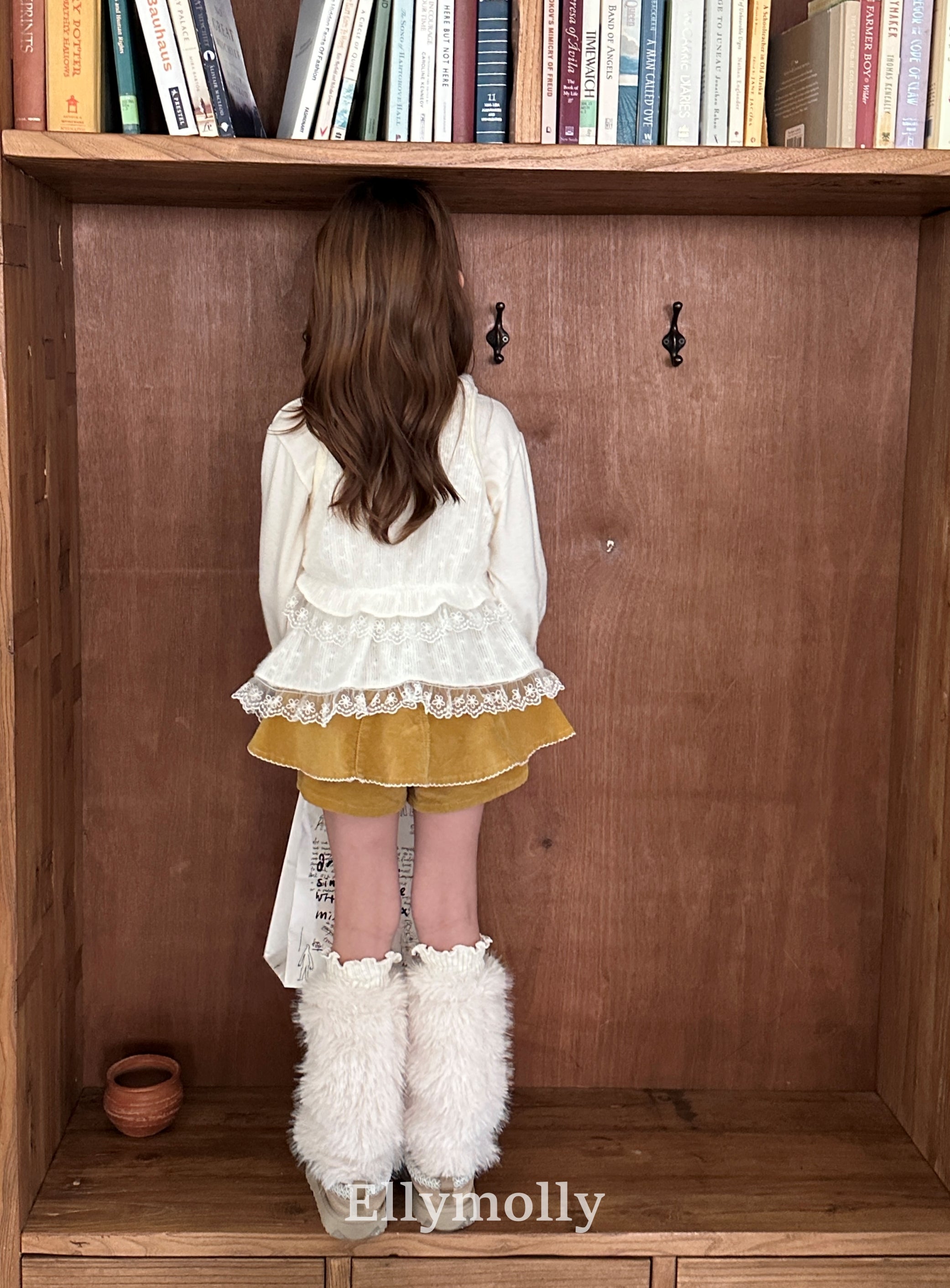 ［ELLY MOLLY］Blooming knit bustier