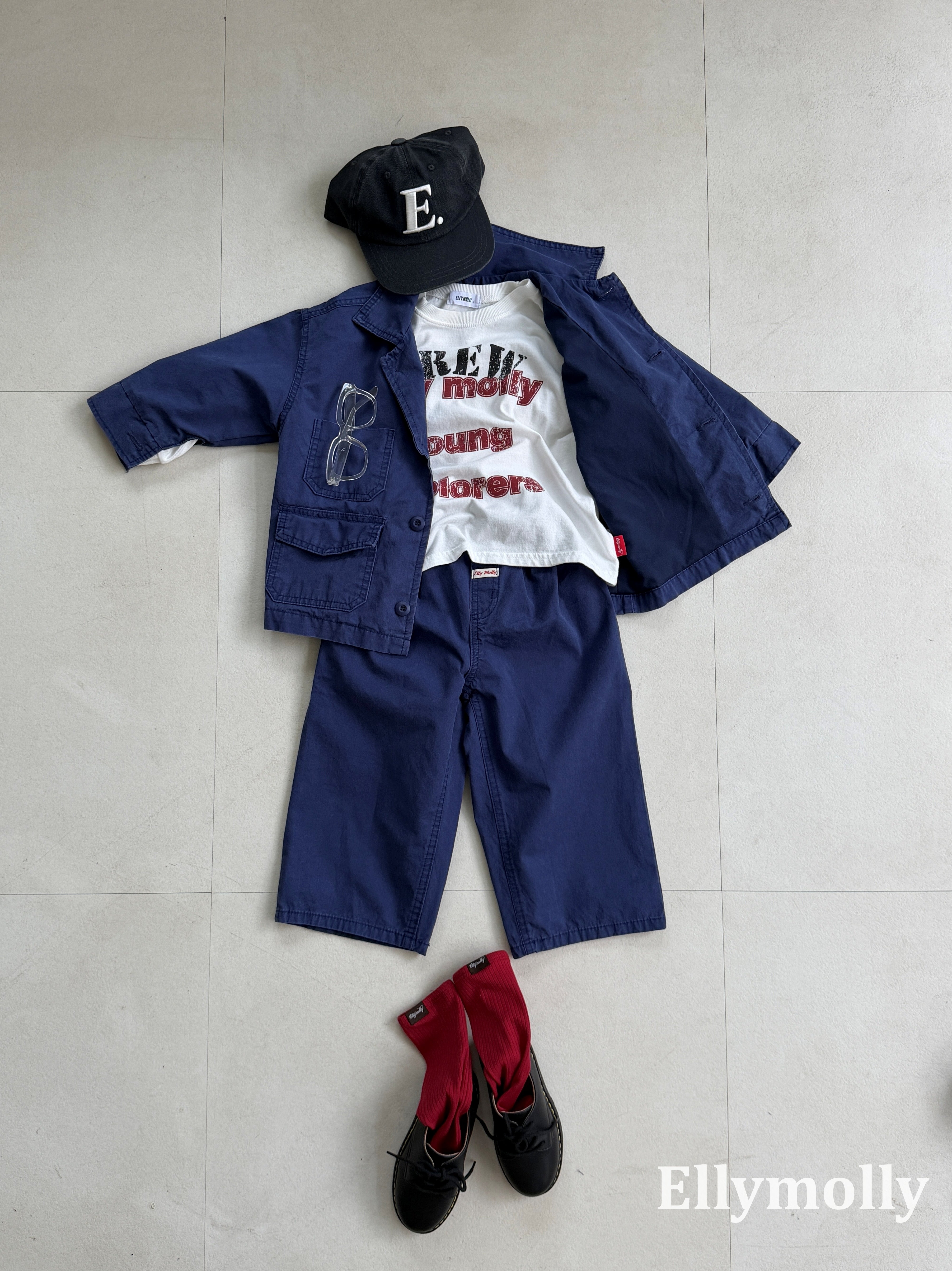 ［ELLY MOLLY］Deep tone utility jacket