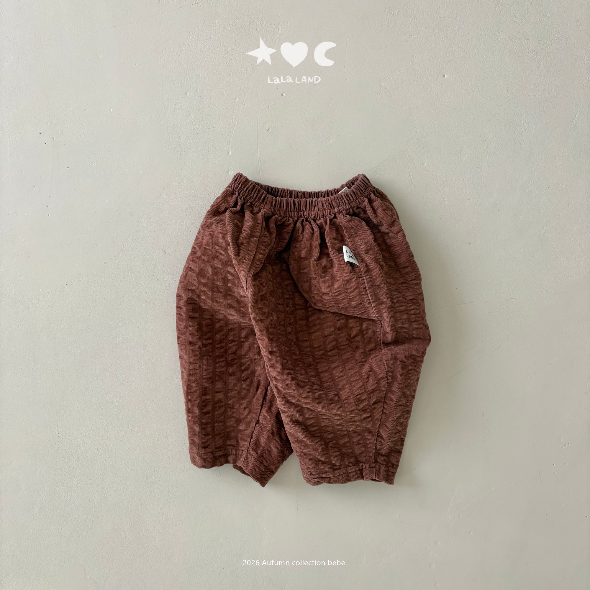 ［Lala land］Embossing pants