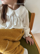 ［ELLY MOLLY］Honey round collar blouse