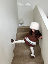 ［ELLY MOLLY］Dot frill pants