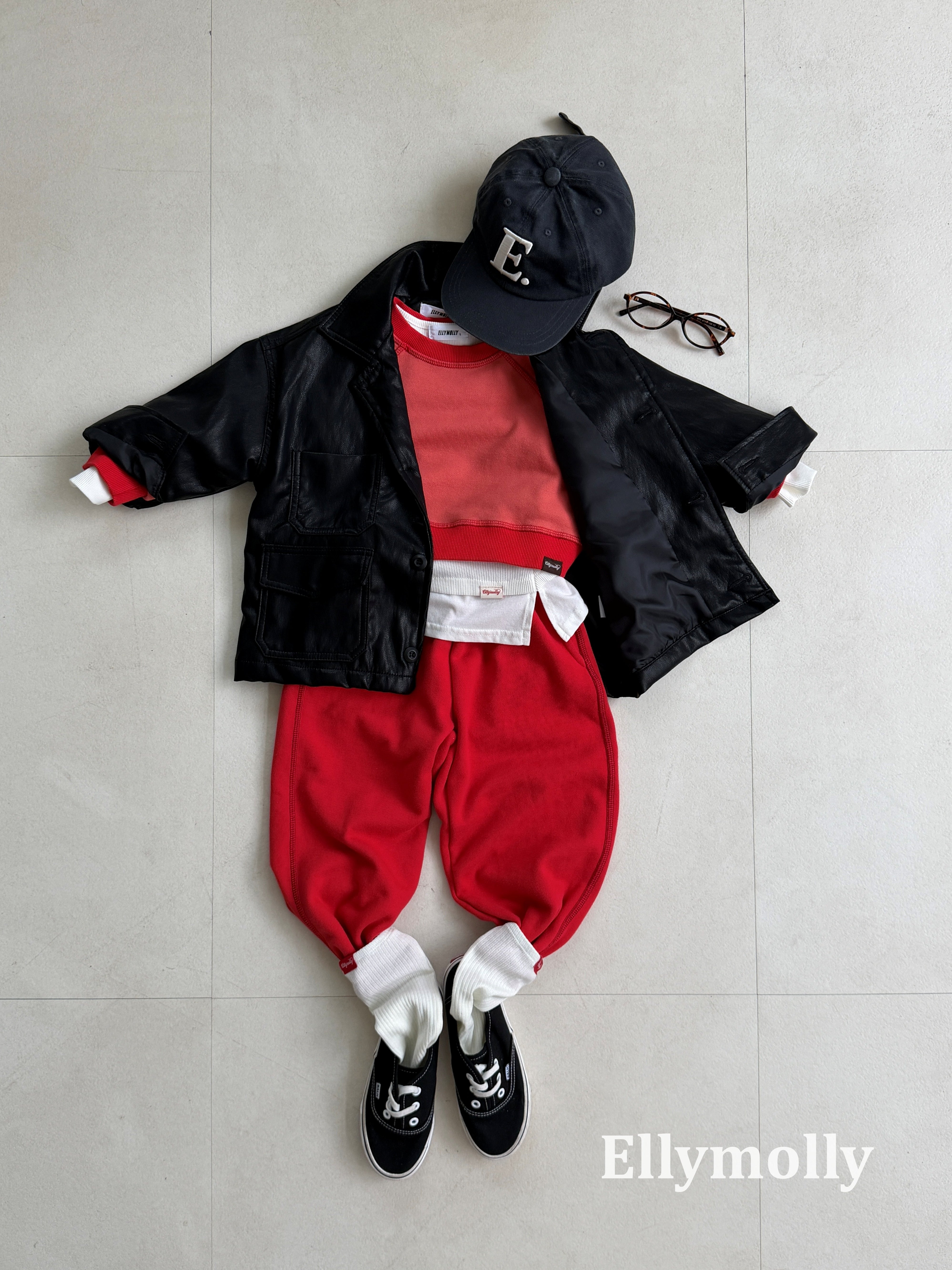 ［ELLY MOLLY］Dayday color jogger pants