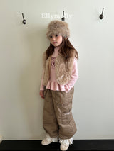 ［ELLY MOLLY］Rose frill hoodie