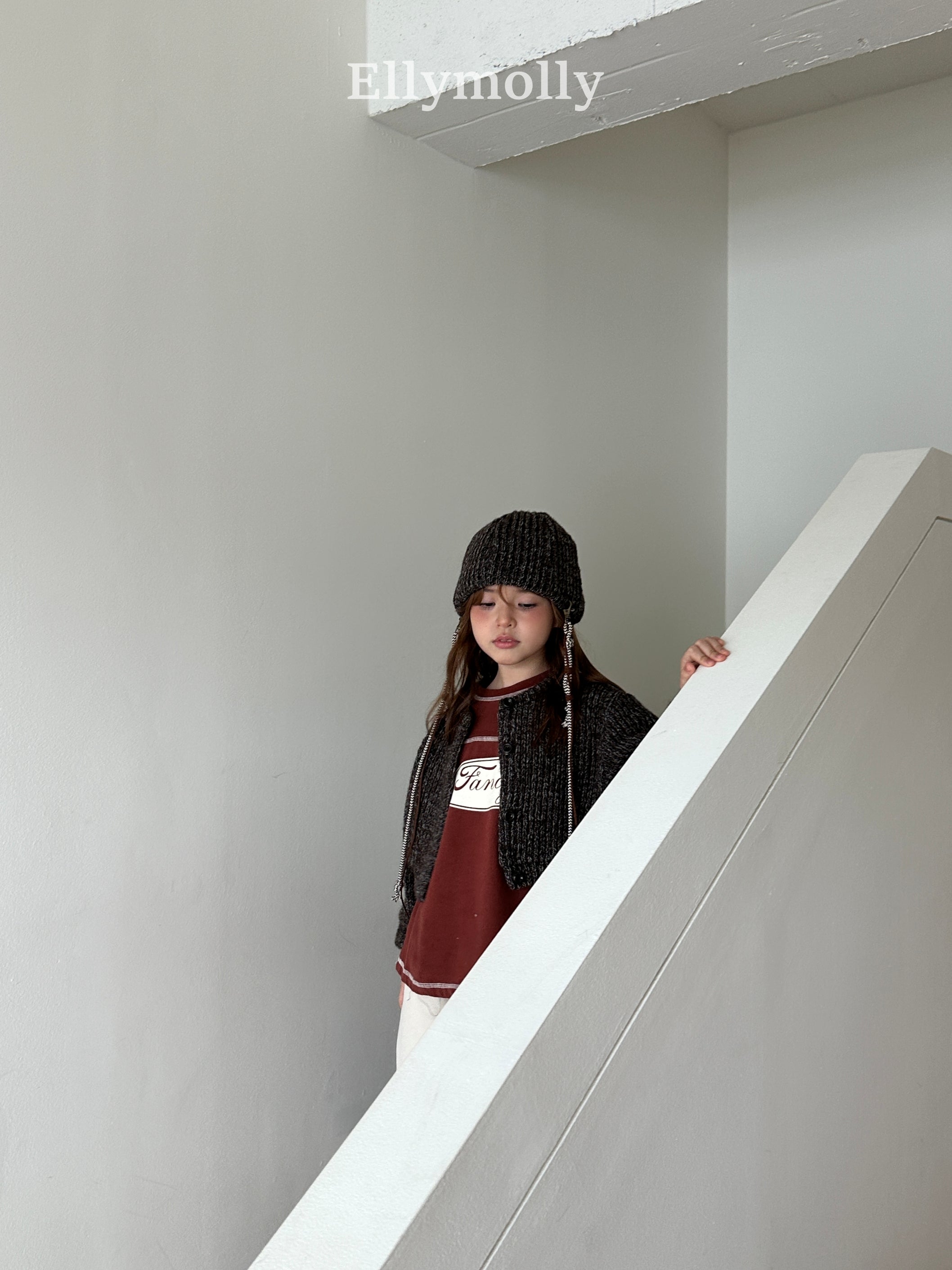 ［ELLY MOLLY］Fancy boxy tee