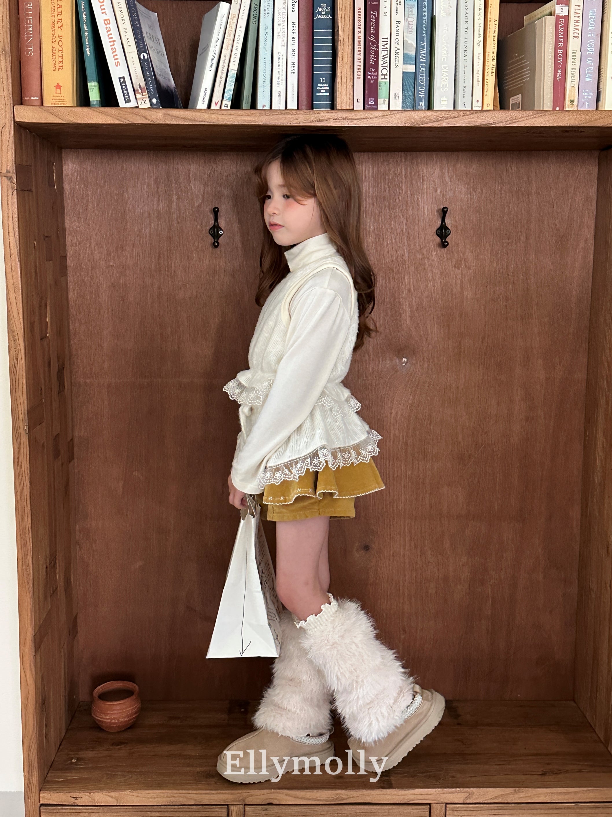 ［ELLY MOLLY］Blooming knit bustier