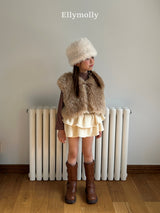 ［ELLY MOLLY］Fluffy vest