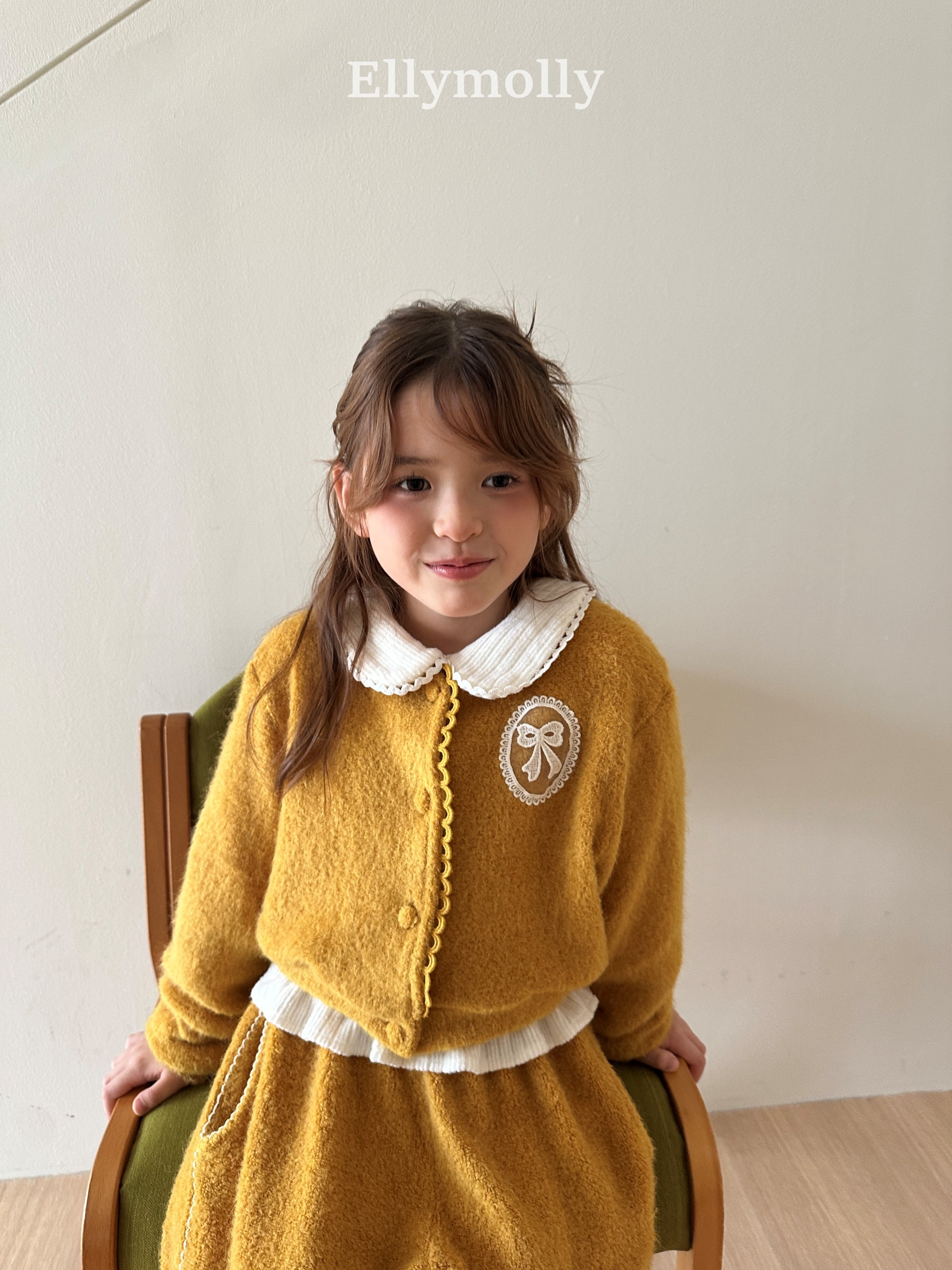 ［ELLY MOLLY］Fudge hug cardigan