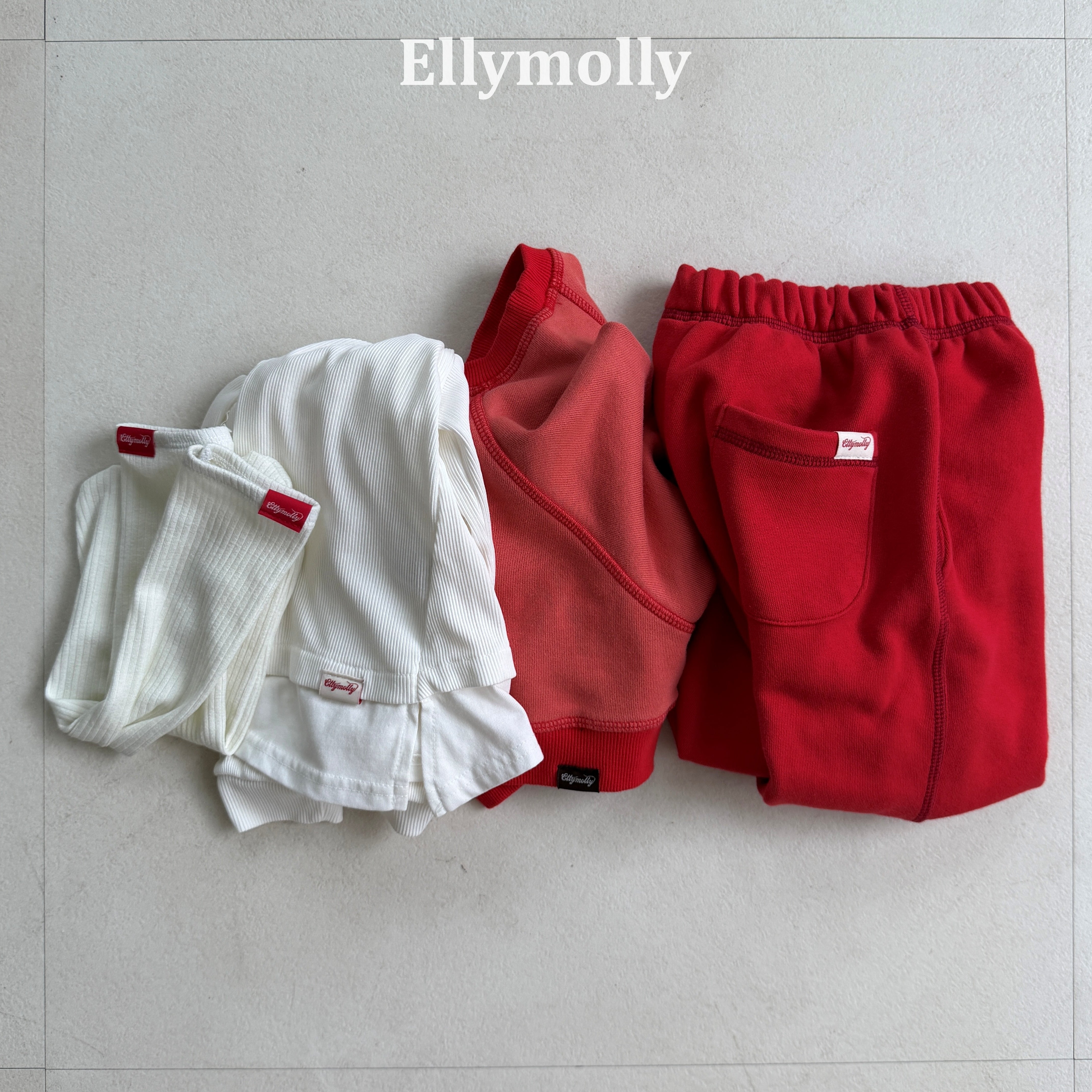 ［ELLY MOLLY］Dayday color jogger pants