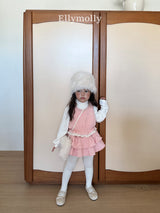 ［ELLY MOLLY］Velvet crunch vest