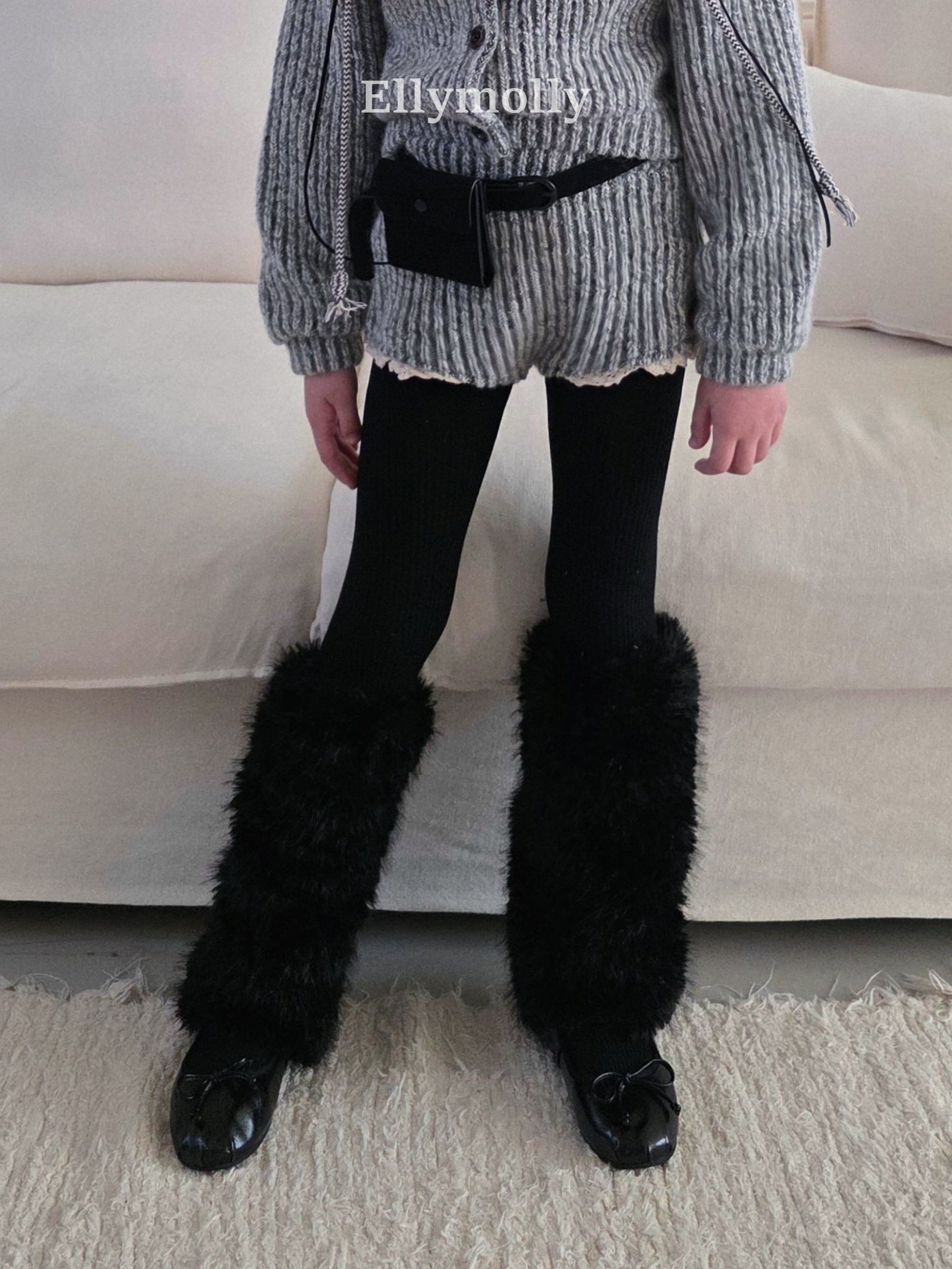 ［ELLY MOLLY］Muffin wool knit pants