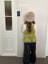 ［ELLY MOLLY］Blooming knit skirt