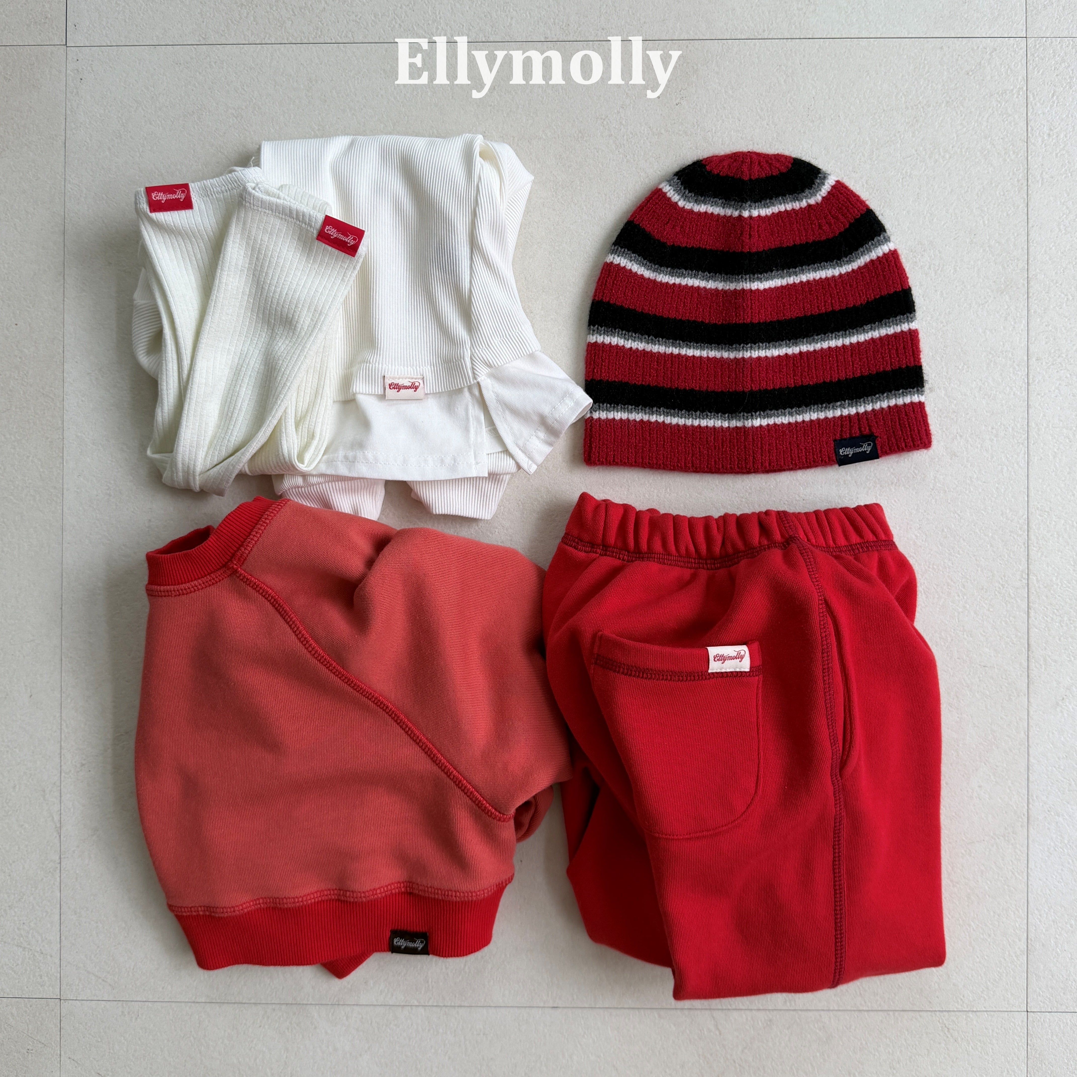 ［ELLY MOLLY］Dayday color jogger pants