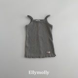 ［ELLY MOLLY］Rib layered camisole tops