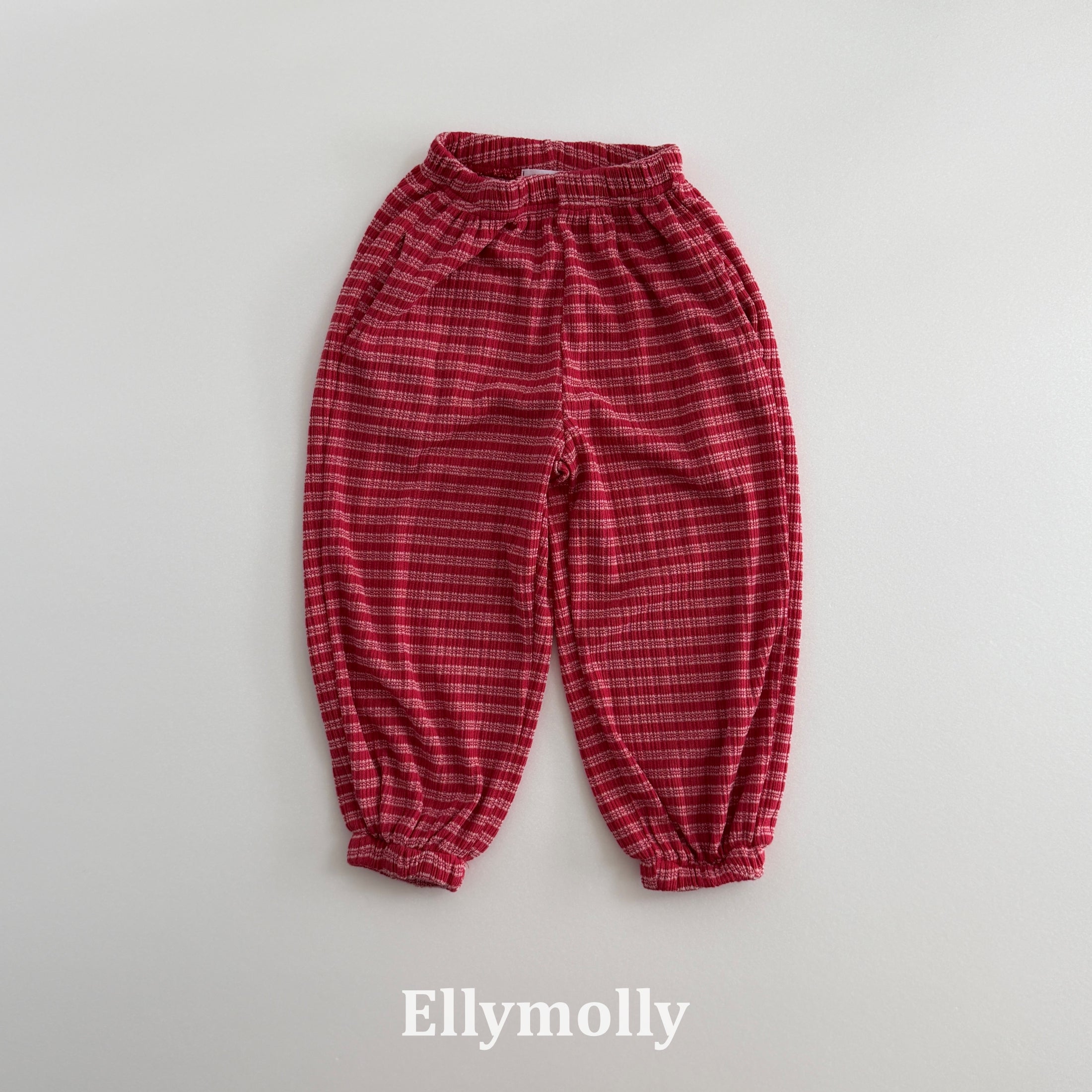 ［ELLY MOLLY］Loen stripe jogger pants