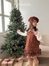 ［ELLY MOLLY］Twinkle quilting one-piece