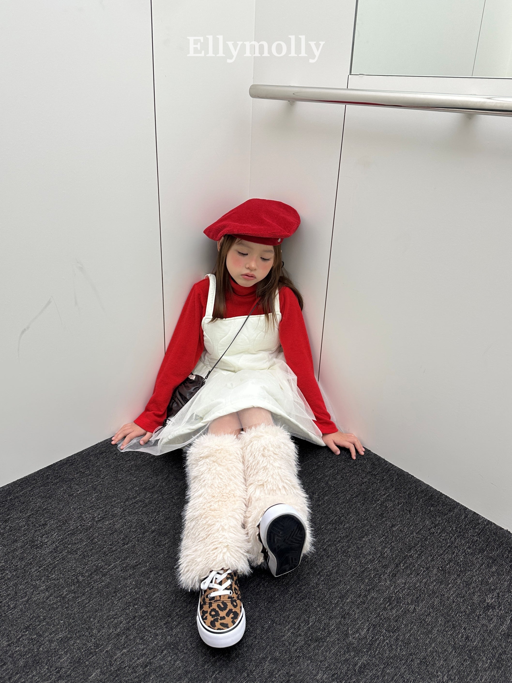 ［ELLY MOLLY］Quilting shasha one-piece