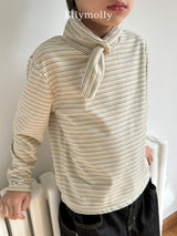 ［ELLY MOLLY］Nua muffler tee