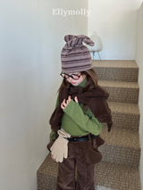 ［ELLY MOLLY］Snow warm turtleneck tee