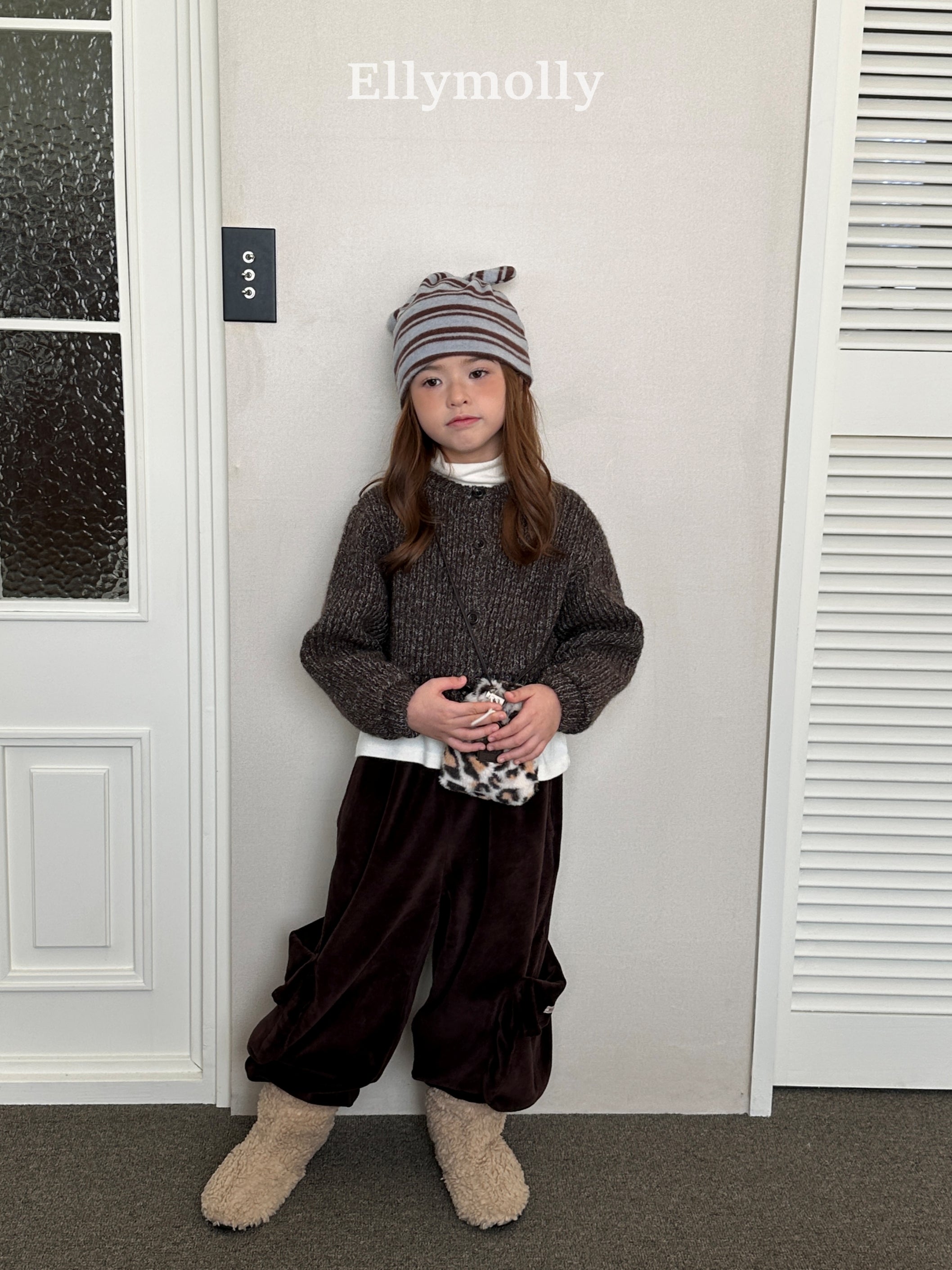 ［ELLY MOLLY］Rolling big cargo pants