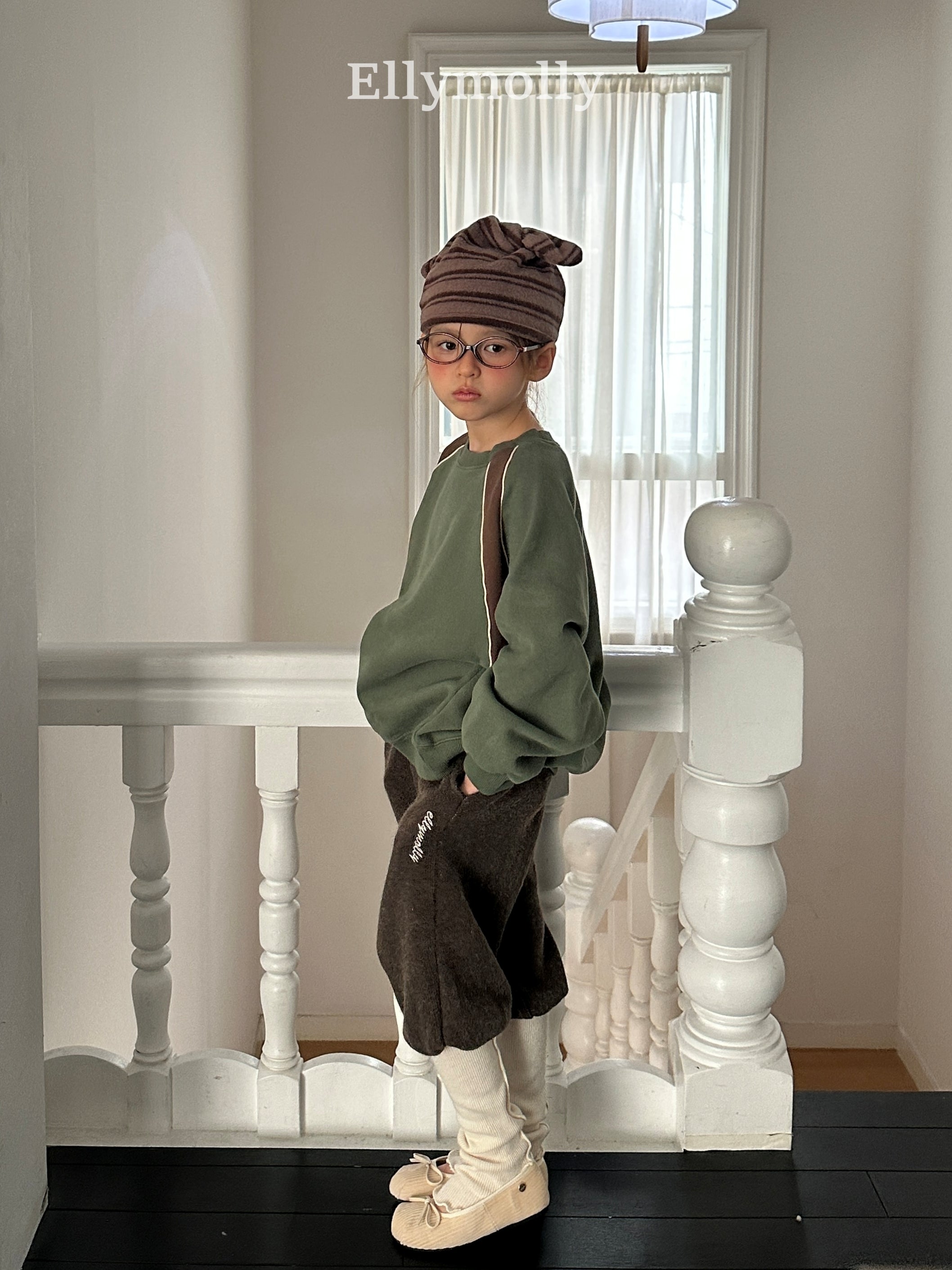 ［ELLY MOLLY］Point warm pants