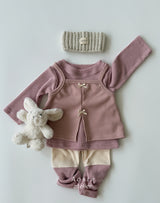 ［Aosta］Bibi Ribbon Vest