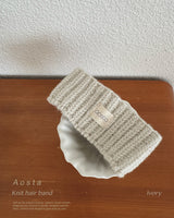 ［Aosta］Knit Cookie Headband