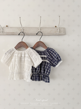 Vivi lace puff blouse
