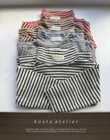 ［Aosta］Wool turtleneck tee