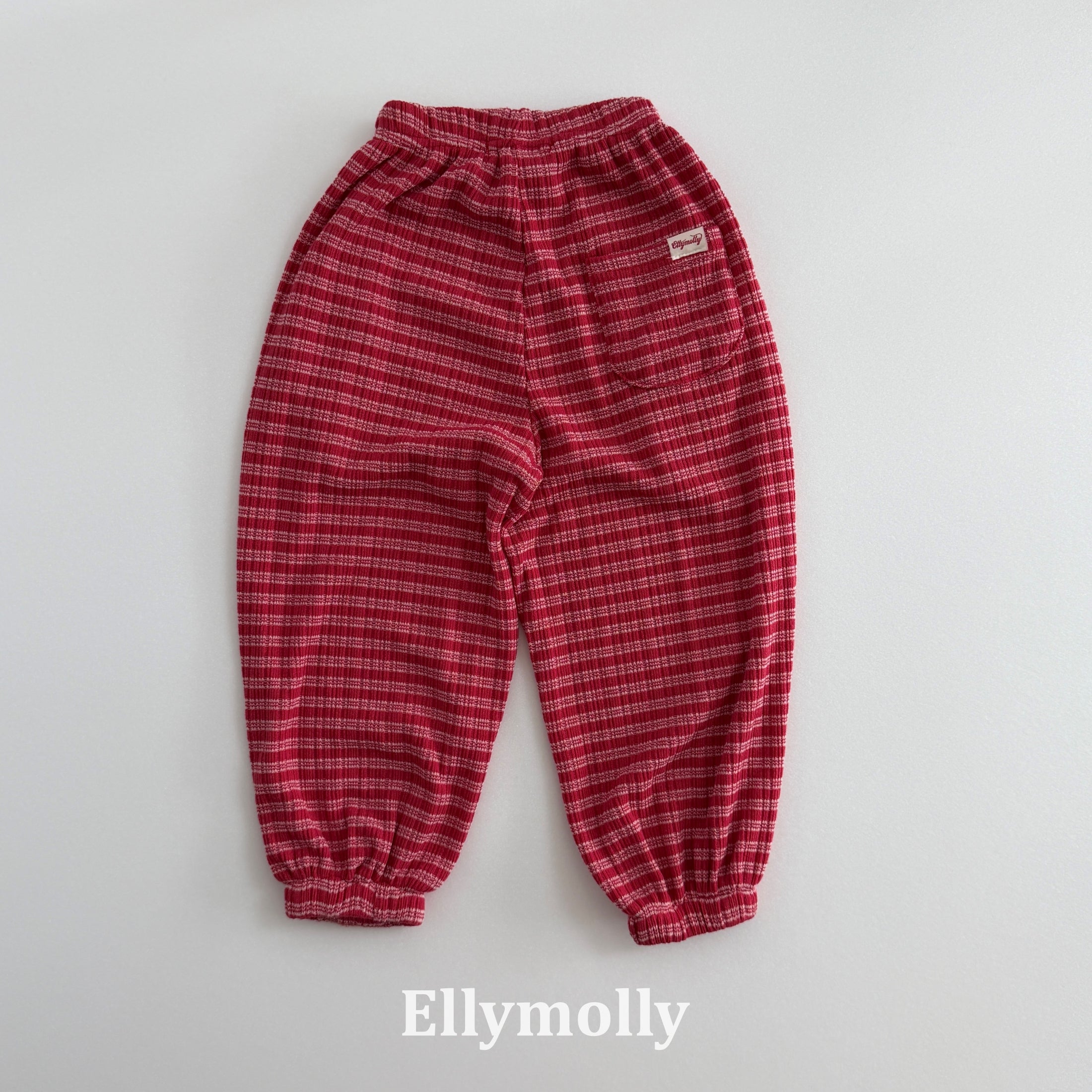 ［ELLY MOLLY］Loen stripe jogger pants