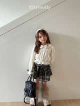 ［ELLY MOLLY］Honey round collar blouse