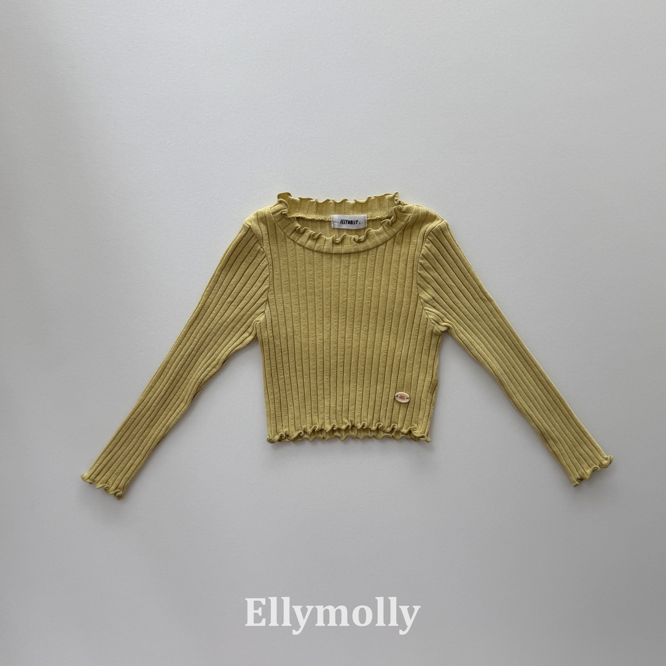 ［ELLY MOLLY］Dine wave rib tops