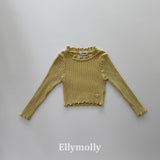 ［ELLY MOLLY］Dine wave rib tops