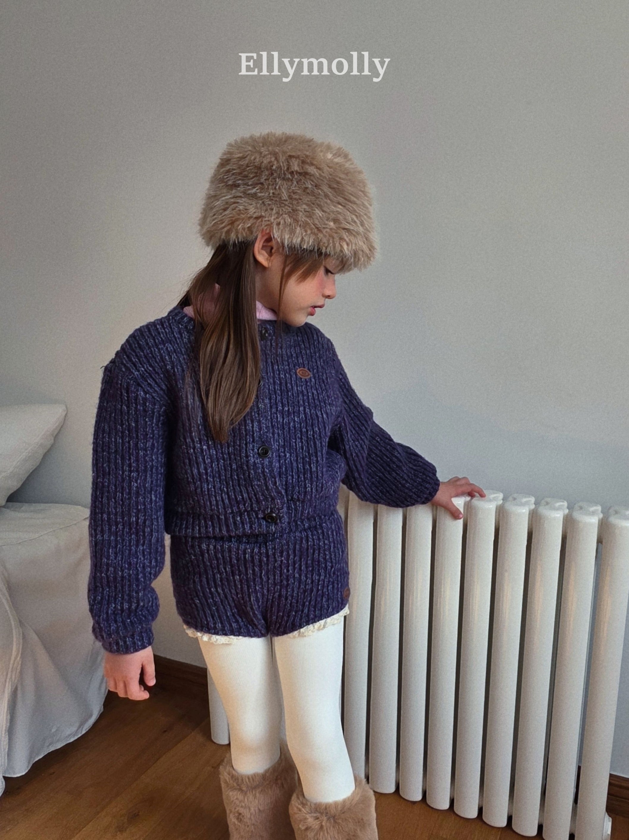 ［ELLY MOLLY］Muffin wool knit pants