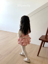 ［ELLY MOLLY］Velvet crunch vest