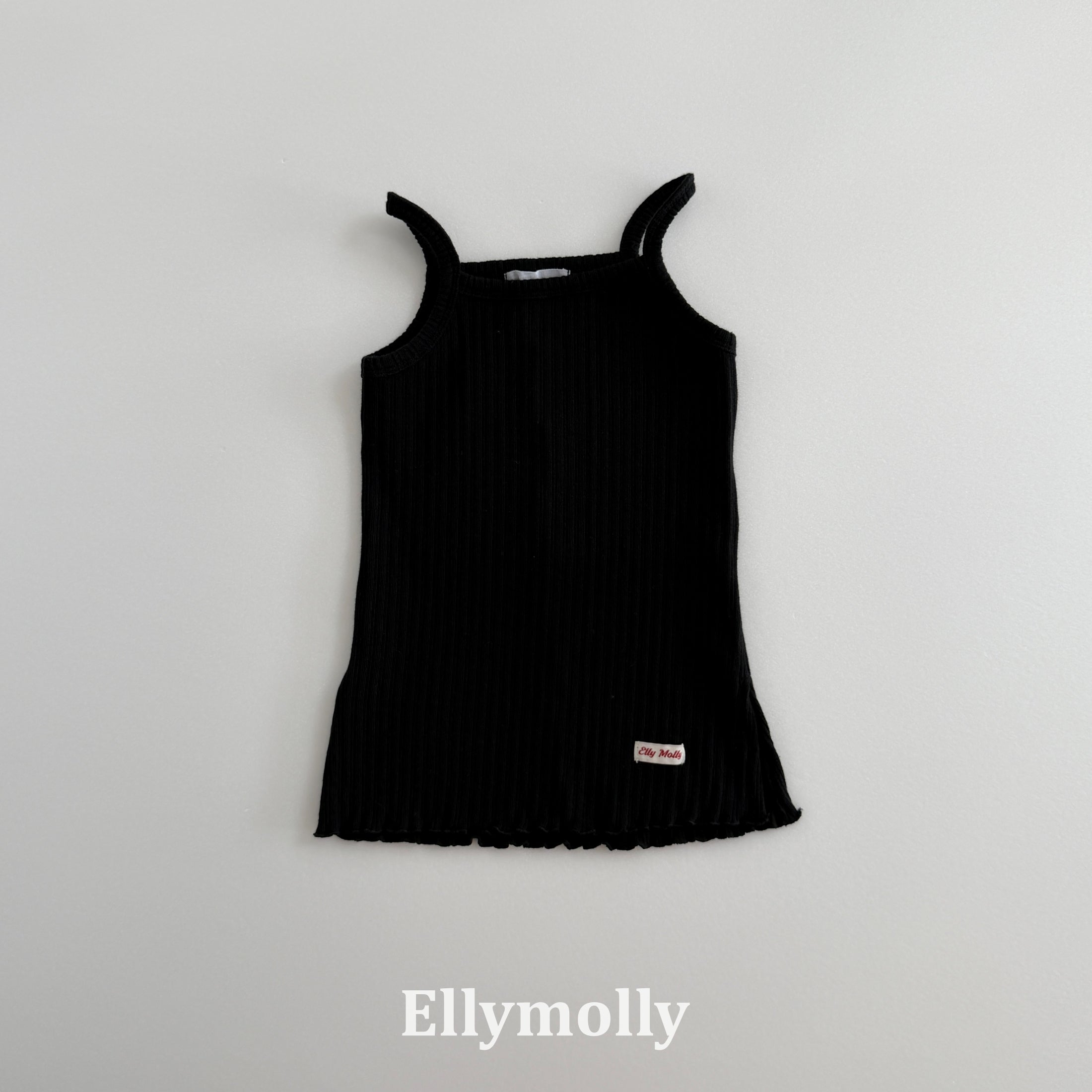 ［ELLY MOLLY］Rib layered camisole tops