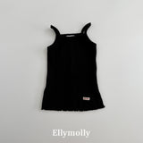［ELLY MOLLY］Rib layered camisole tops