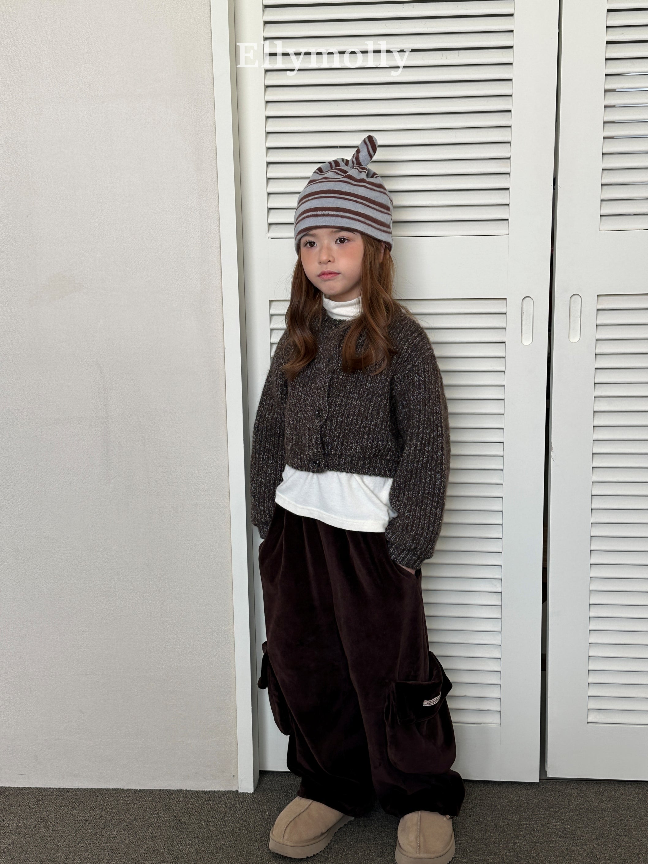 ［ELLY MOLLY］Rolling big cargo pants