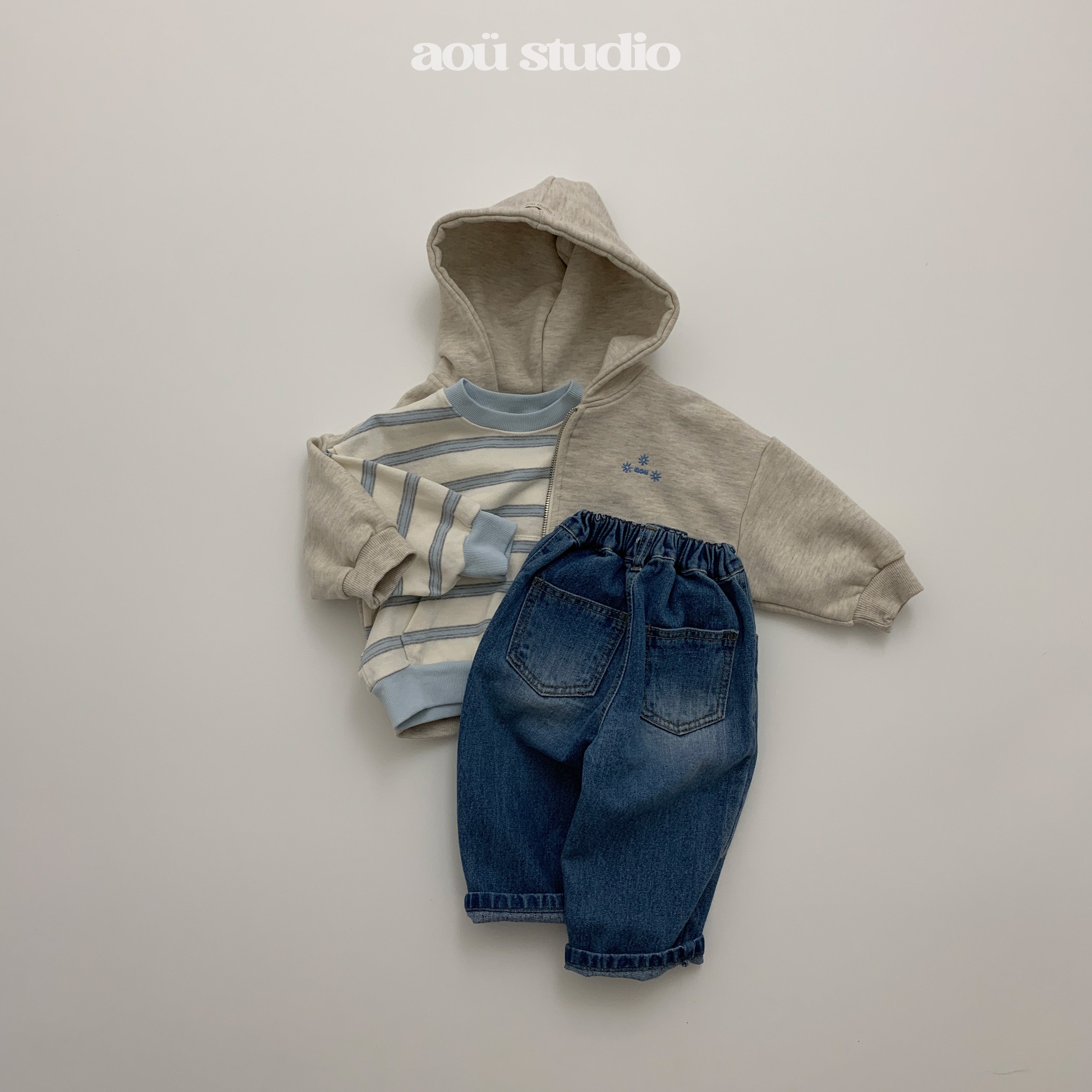 ［aou studio］Aou hood zip up