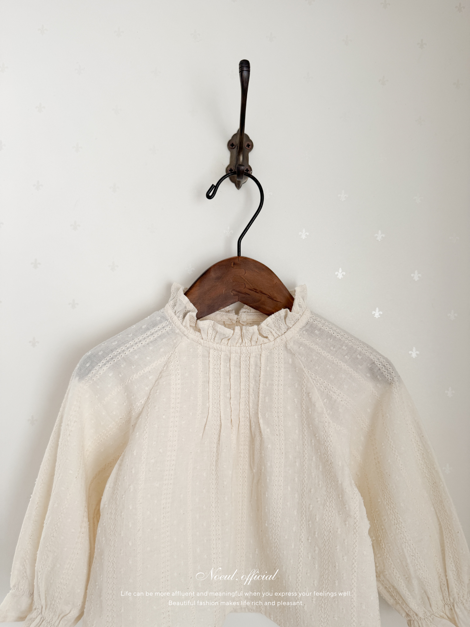 Flora tuck blouse