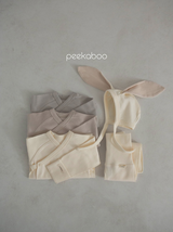 ［peekaboo］Bunny benet set
