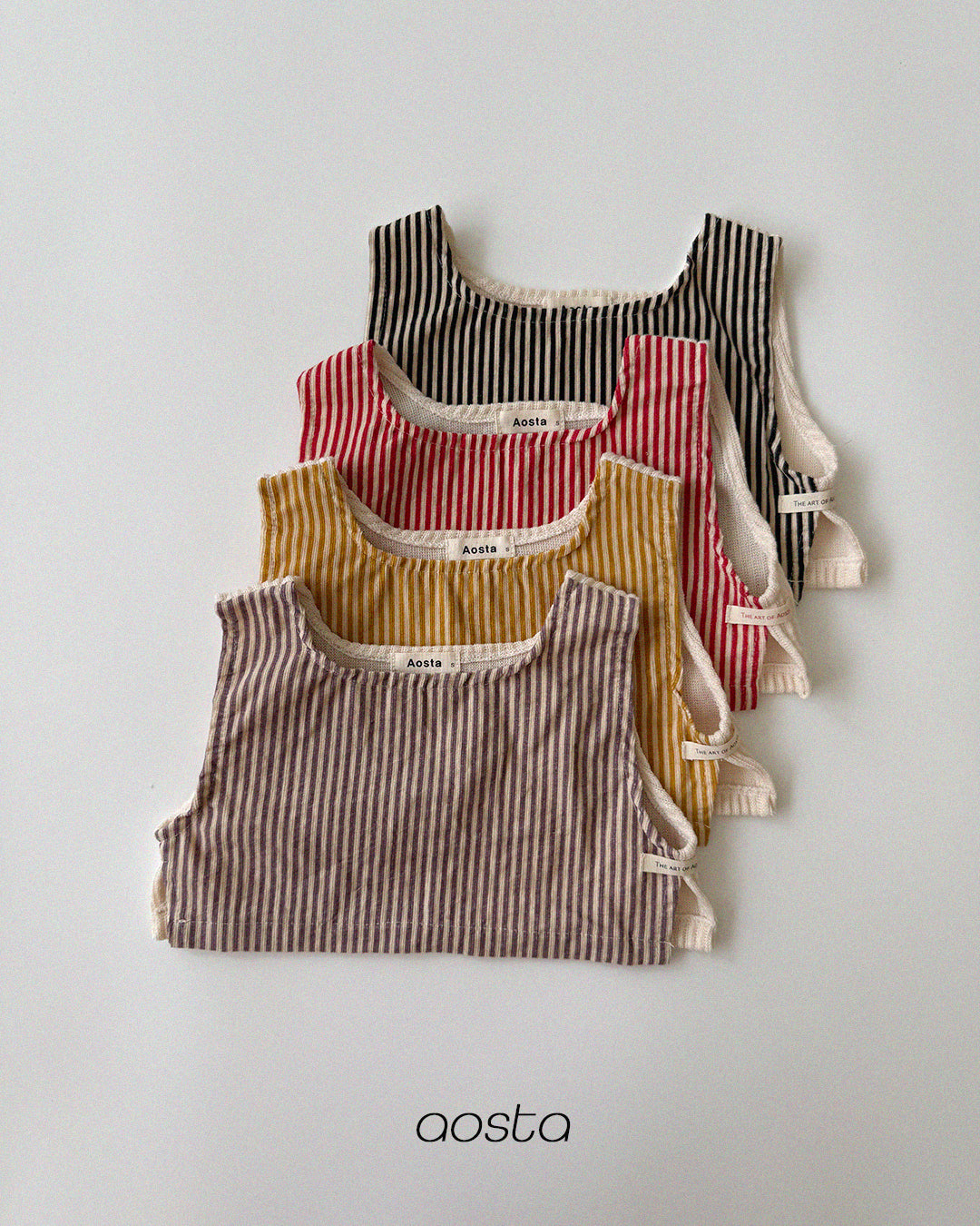 ［Aosta］Louis Stripe Vest