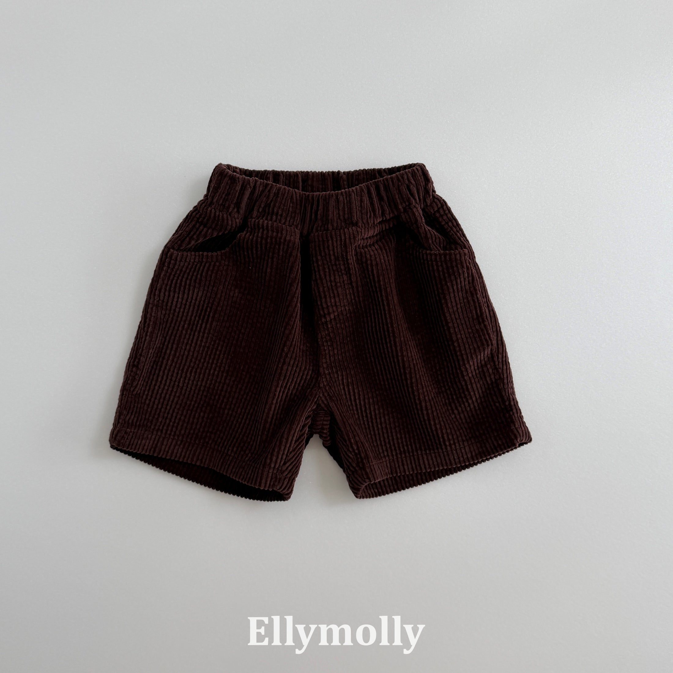 ［ELLY MOLLY］Soda corduroy half pants