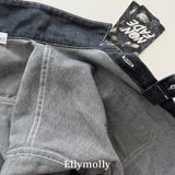 ［ELLY MOLLY］Bijou non-fade denim shirt