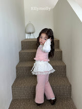 ［ELLY MOLLY］Blooming knit skirt