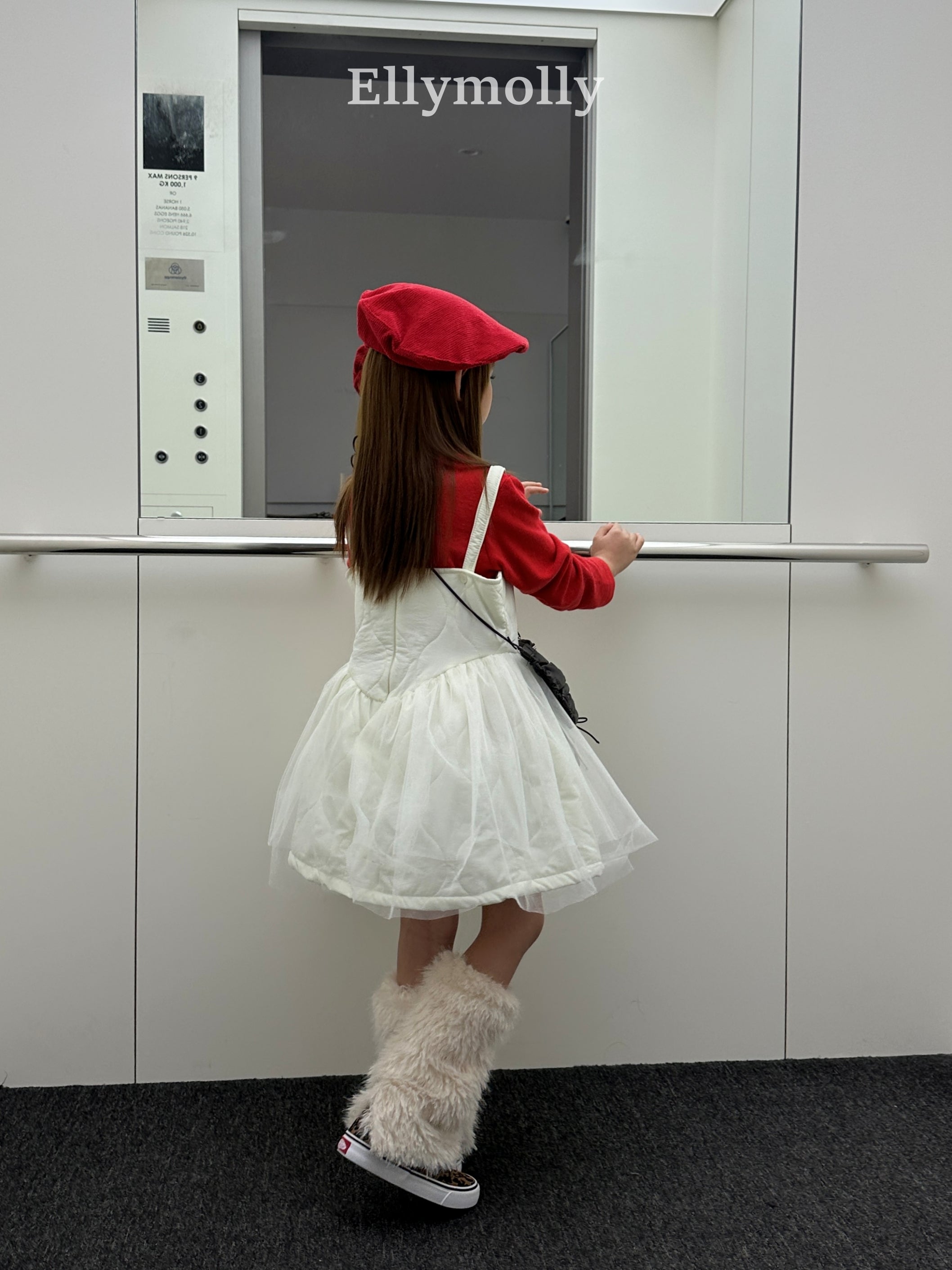 ［ELLY MOLLY］Quilting shasha one-piece