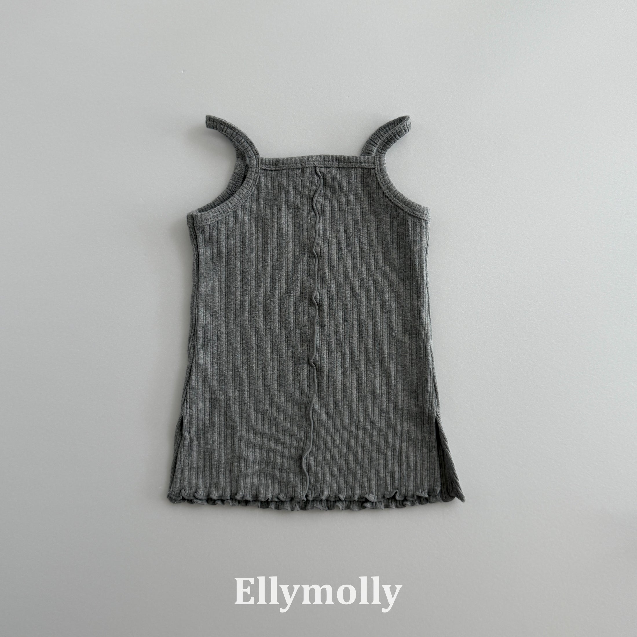 ［ELLY MOLLY］Rib layered camisole tops
